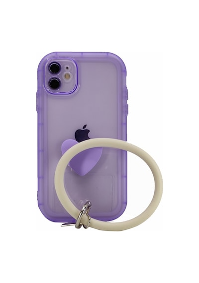 Apple Uyumlu iPhone 11 Nettech Halka Bilekli Seffaf Seri Arka 556740523