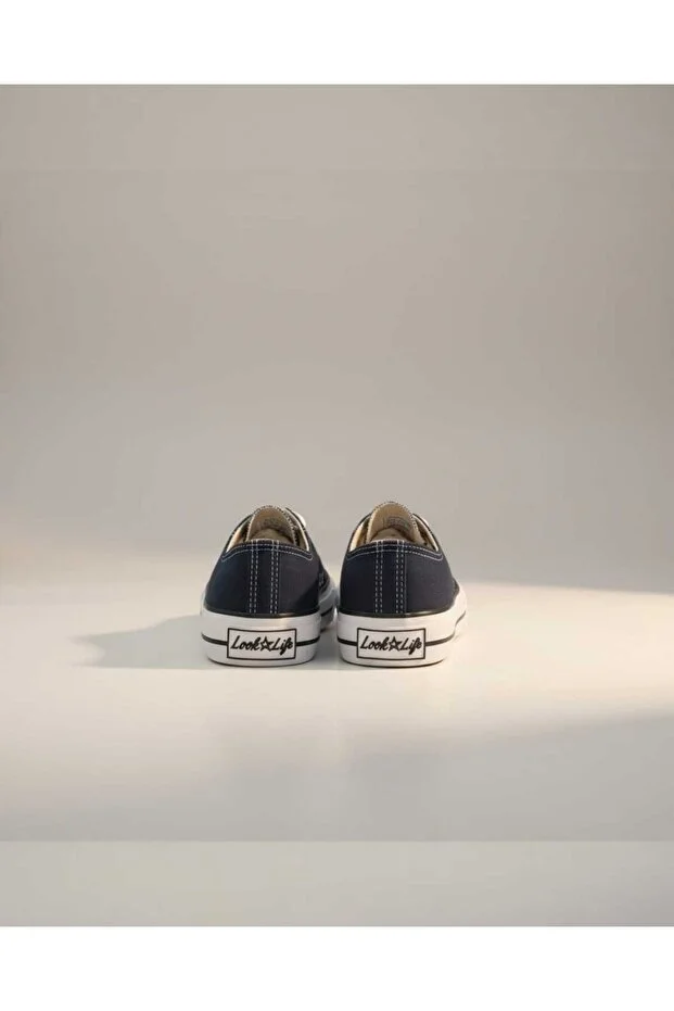 Look Life Ll-1001 Unisex Denim Günlük Sneaker Ayakkabı Siyah