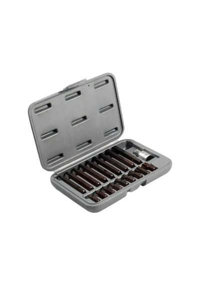 Nalburkent Rico Manyetik Kaplamalı Delikli Torx Bits Set 19 Parça Kk0003
