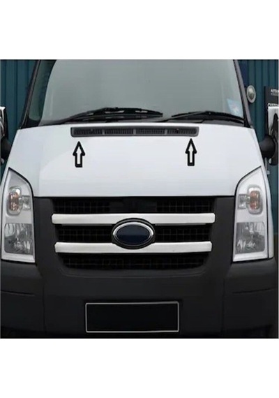 Ford Transit 2003-2013 Model Arası Krom Kaput Havalandırma Çerçevesi Paslanmaz Çelik