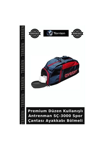Terrien Premium Düzen Kullanışlı Antrenman Sç-3000 Spor Çantası Ayakkabı Bölmeli Diğer