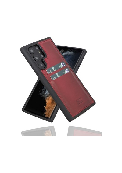 Bouletta Samsung Galaxy S22 Ultra Uyumlu Deri Kapak Fxcp V4ef