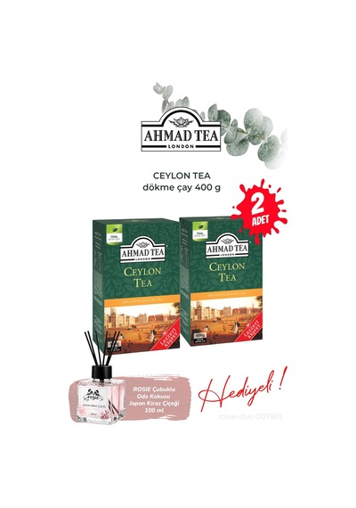 2 Adet Ceylon Tea 400 G Dökme Çay Ve Oda Kokusu