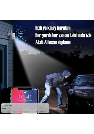 Cata Ct-4051 Dış Mekan Akıllı Kamera Full Hd 1080p Ip66