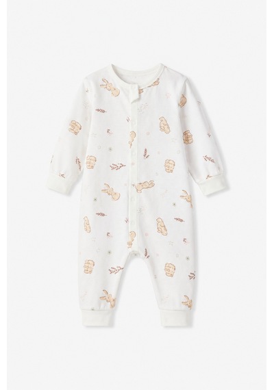 Babyhola Çıkarılabilir Kollu Fermuarlı Uyku Tulumu 1-8 Yaş Pazen 4 Mevsim 2701 Bej