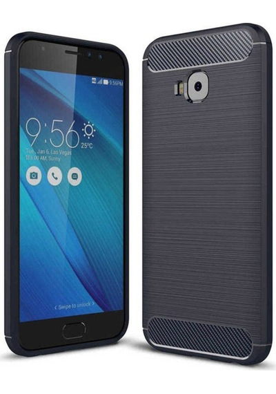 Asus Zenfone 4 Selfie Zd553kl Kılıf Zore Room Silikon Kapak Lacivert