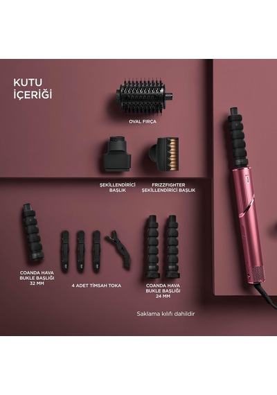 Flexstyle Saç Kurutma & Şekillendirme Sistemi - Cherry Genel
