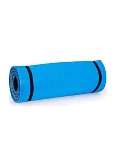 Yıldız 16 Mm En Kalın Egzersiz Pilates Minderi Kamp Yoga Mat Çift Taraflı 180x60 Mavi-siyah Mavi-siyah