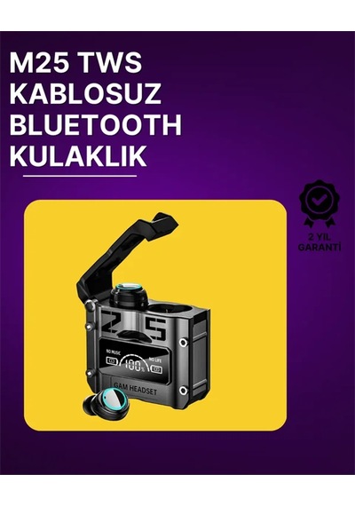 Bluetooth 5. 3 Kablosuz Kulaklık Powerbank Şarj Kutulu Ultra Hd Ses Kalitesi Diğer