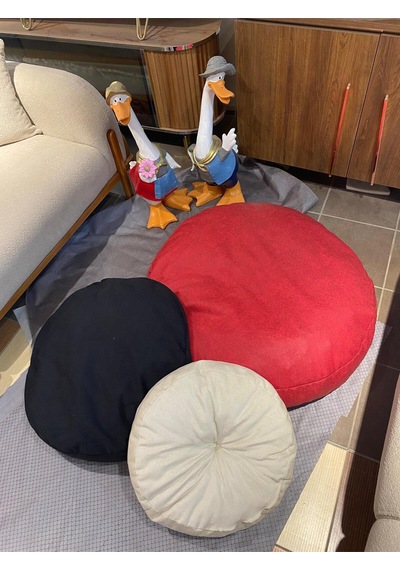 Konsept Minder Seti, Yuvarlak Minder Takımı, Yılbaşı Özel, Doğum Günü Özel Çok Renkli