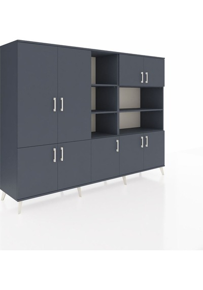 Hyperion Dolap 14 Raflı 9 Kapaklı 220x44x163 Antrasit-antrasit Antrasit-antrasit Hyperion Dolap 14 Raflı 9 Kapaklı 220x44x163 Antrasit-antrasit Antrasit-antrasit