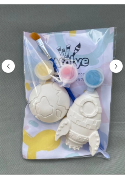 Uzay Set/boyayın Seti,kendin Yap,dıy,doğum Günü Hediyesi, Tatil Hediyesi / 15 Adet