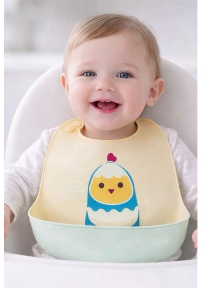 Silikon Bebek Mama Önlüğü Çocuk Mama Önlük Leke Tutmaz Yıkanabilir 814498095