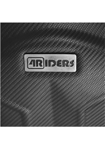 4riders Carbon Evo Series Arka Çanta Scooter Ara Çantası Siyah Siyah