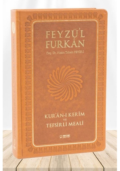 Feyzü'l Furkan Kuranı Kerim ve Tefsirli Meali Taba (Büyük Boy-Kuranı Kerim ve Türkçe Meal-Kalın Cilt)