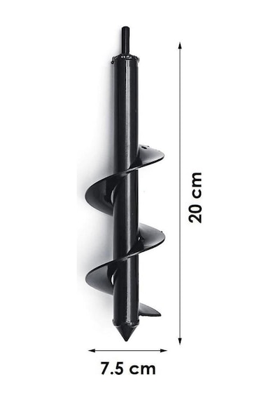 Zhltools Matkap Ucu Burgu Aparatı Toprak Delici Gübre Tohum Karıştırıcı Matkap Ucu
