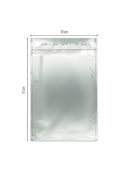 12X17 Gri Lüx Metalize Paketi 50 Adet