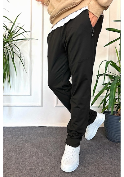 Oksit Fico Dalgıç Scuba Kumaş Slim Fit Dikiş Detaylı Düz Paça Eşofman Altı 001