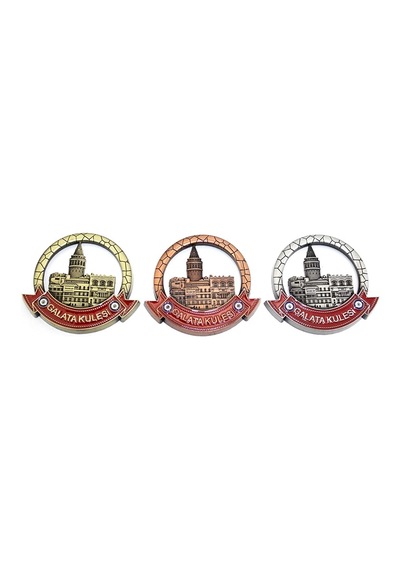 İstanbul Temalı Metal Magnet Alk3340 Altın
