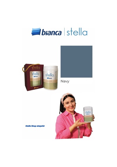 Stella Su Bazlı Saf Akrilik Boya 500ml - Navy