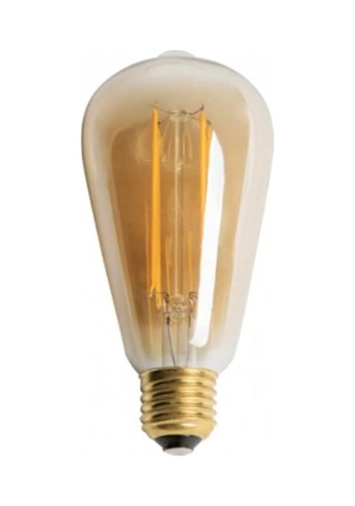 8w Rustik Led Ampul St64 E27 Amber Standart