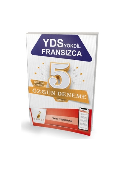 Yds Yökdil Fransızca Dijital Çözümlü 5 Özgün Deneme