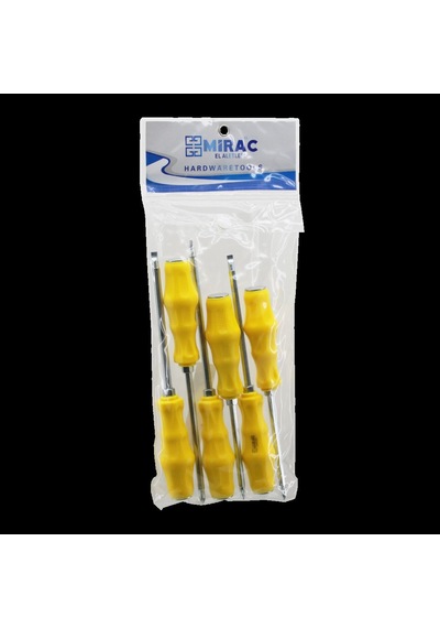 Darbeli Çift Uçlu Tornavida - Plastik Saplı Çok Renkli