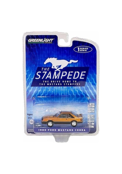 Greenlight 1980 Ford Mustang Cobra 1/64 Model Araba