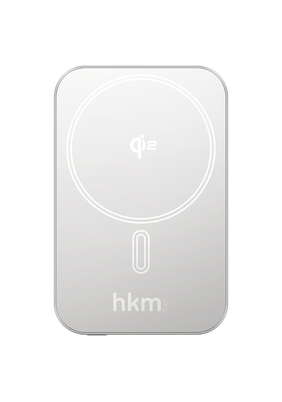 Mag Q-Elite Wireless 5.000 Mah 20W Qi2 Magsafe Uyumlu Manyetik Kablosuz Ince Powerbank Gümüş Renk