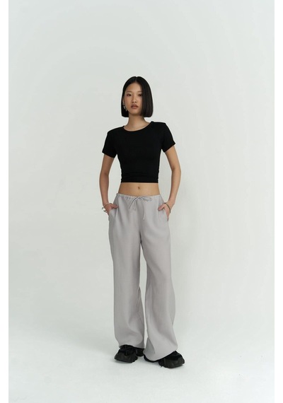 Mai Collection Mai Studios Co. Paris Gri Basic Pantolon Gri