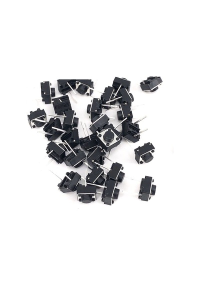 5 Adet - Buton 6X6X5 Mm 2 Pin, On Off Anahtar Button Bas-Çek N11.1166