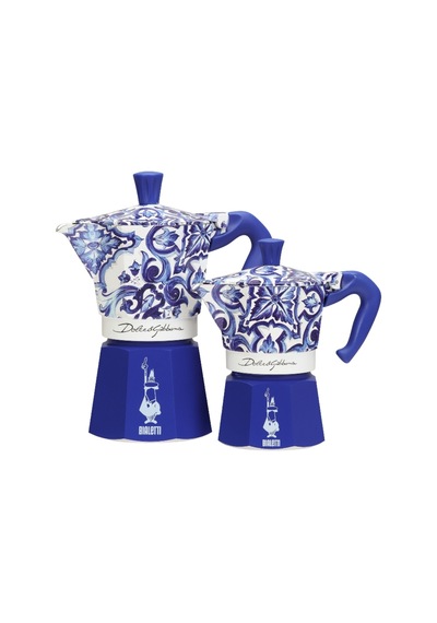 Bialetti Moka Express Dolce Gabbana Akdeniz Mavisi 6 Cup