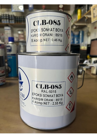 Çelebi Marin Epoksi Boya Ral5015 Mavi 3 Kg