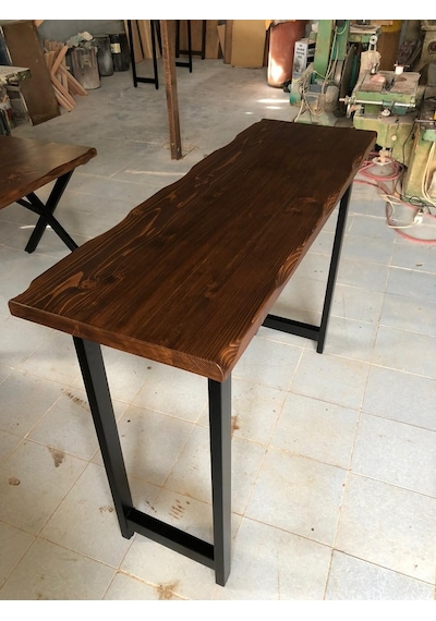 Bintaşmobilya Kütük Bar Masa-140X60.Cm