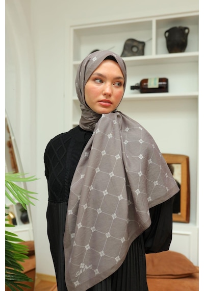 Silk Home Olinda Şal - 49003 - Koyu Taş Koyu Taş