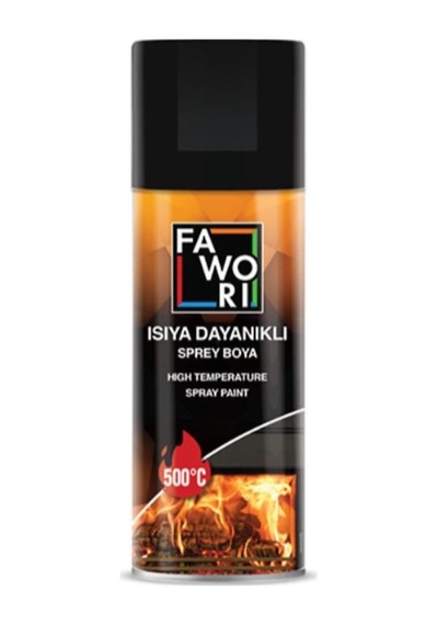 FAWORI SPREY BOYA ISIYA DAYANIKLI SİYAH