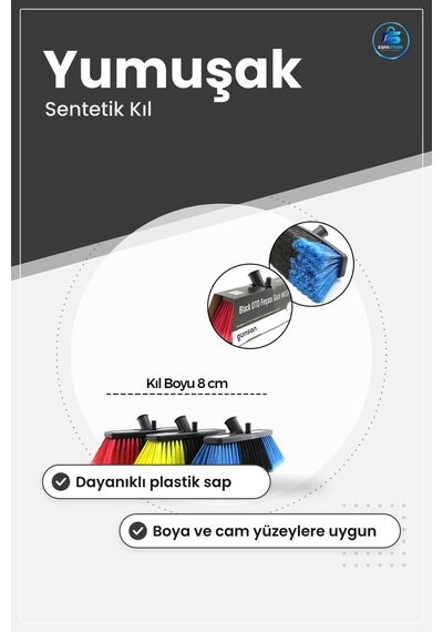 Oto Yıkama Fırçası Yumuşak Kaplı Araç Bakım Temizlik Sapı Dayanık
