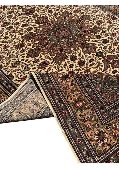 El Dokuma Sıfır Bünyan Halısı 200x296 Krem Kahve Yeşil %100 Yün Halı El Dokuma Sıfır Bünyan Halısı 200x296 Krem Kahve Yeşil %100 Yün Halı