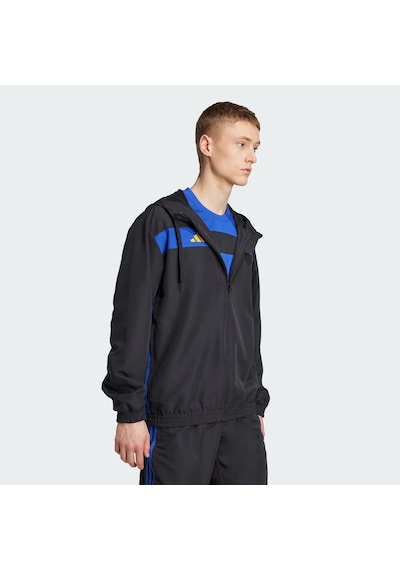 Adidas Tiro 25 Essentials Kanvas Kapüşonlu Erkek Eşofman Üstü Jx2222 Siyah
