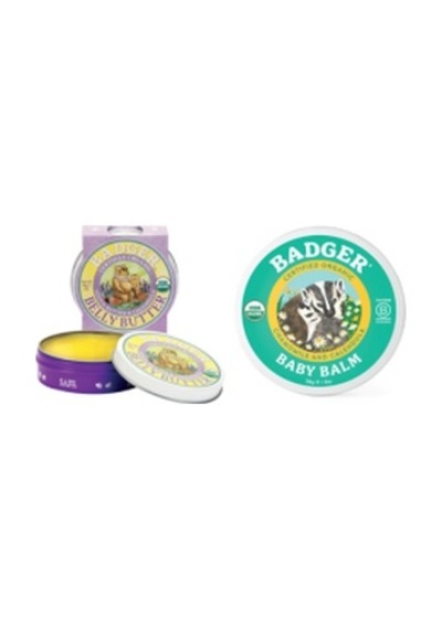 Badger Karın Bölgesi Nemlendirici Krem 56 G + Bebek Kremi 56 G