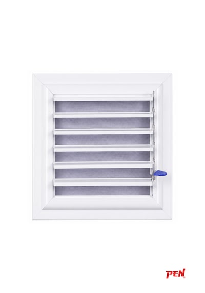 Alüminyum Banyo Wc Havalandırma Menfezi 33x33 Beyaz Seri