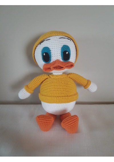 Amigurumi Sarı Ördek Oyuncak