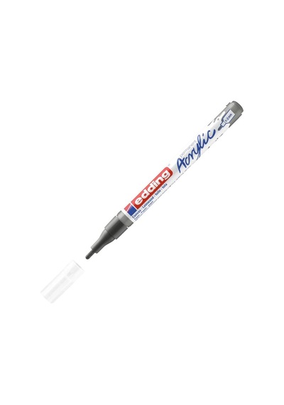 5300 Akrilik Markör İnce - Gri - 1 Su Geçirmez Akrilik Markör - İnce Yuvarlak Uçlu 1-2 Mm