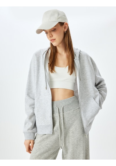 Koton Oversize Kapüşonlu Uzun Kollu Spor Sweatshirt Gri Melanj 5sak10097nk Gri Melanj Koton Oversize Kapüşonlu Uzun Kollu Spor Sweatshirt Gri Melanj 5sak10097nk Gri Melanj