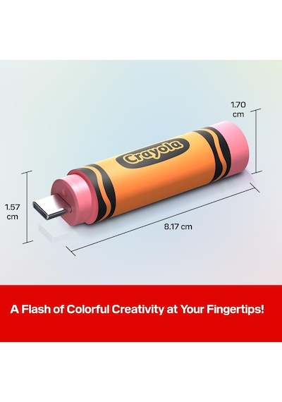 Sandisk Crayola 64gb Sdczıc-064g-g46o Usb-c 3.2 Gen1 Type-c Flash Bellek Mango Tango