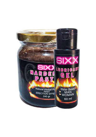 Sixx Lubricant Jel 60 Ml + Herbal Paste 240 Gr