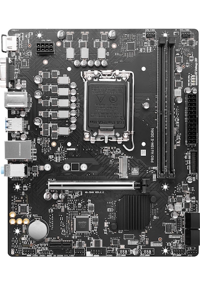 MSI MB PRO H610M-E DDR4 SOKET 1700 DDR4 3200(OC) HDMI VGA M.2 USB3.2 1x 1G LAN mATX