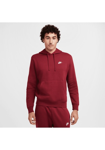 Nike Sportswear Club Fleece Men's Hoodie Bordo