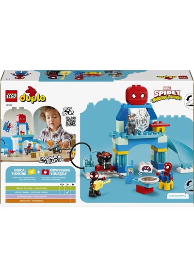 LEGO® DUPLO® | Marvel Spidey Takımı Karargahı 10464 – 2 Yaş Üzeri Çocuklar için Aksesuarlar İçeren Oyuncak Yapım Seti (65 Parça)