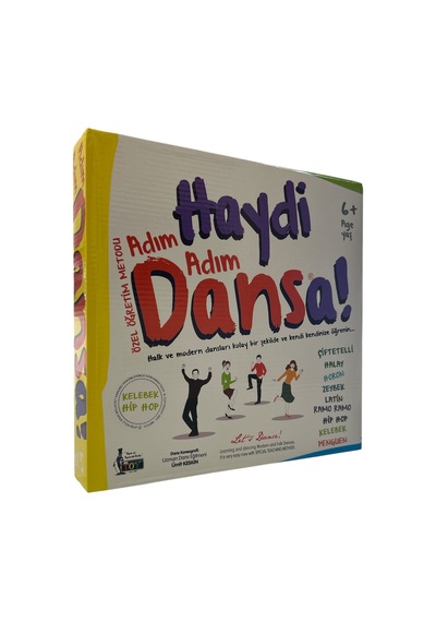 Haydi Dansa Adım Adım Dans Oyunu Eğitici Hareketli Kutu Oyunu 6+ Yaş